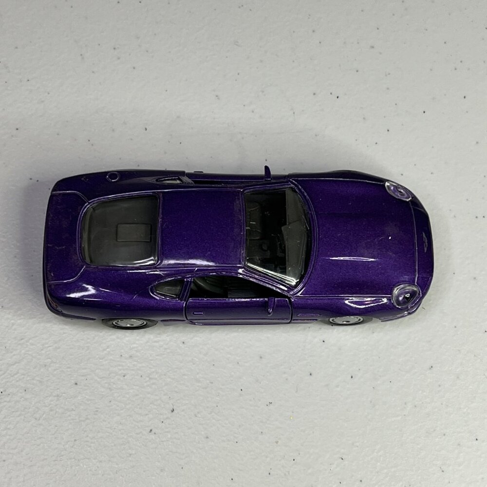 Maisto Aston Martin DB7 Coupe Purple Diecast Model W/ Opening Doors, 1/40 Scale - Picture 10 of 11
